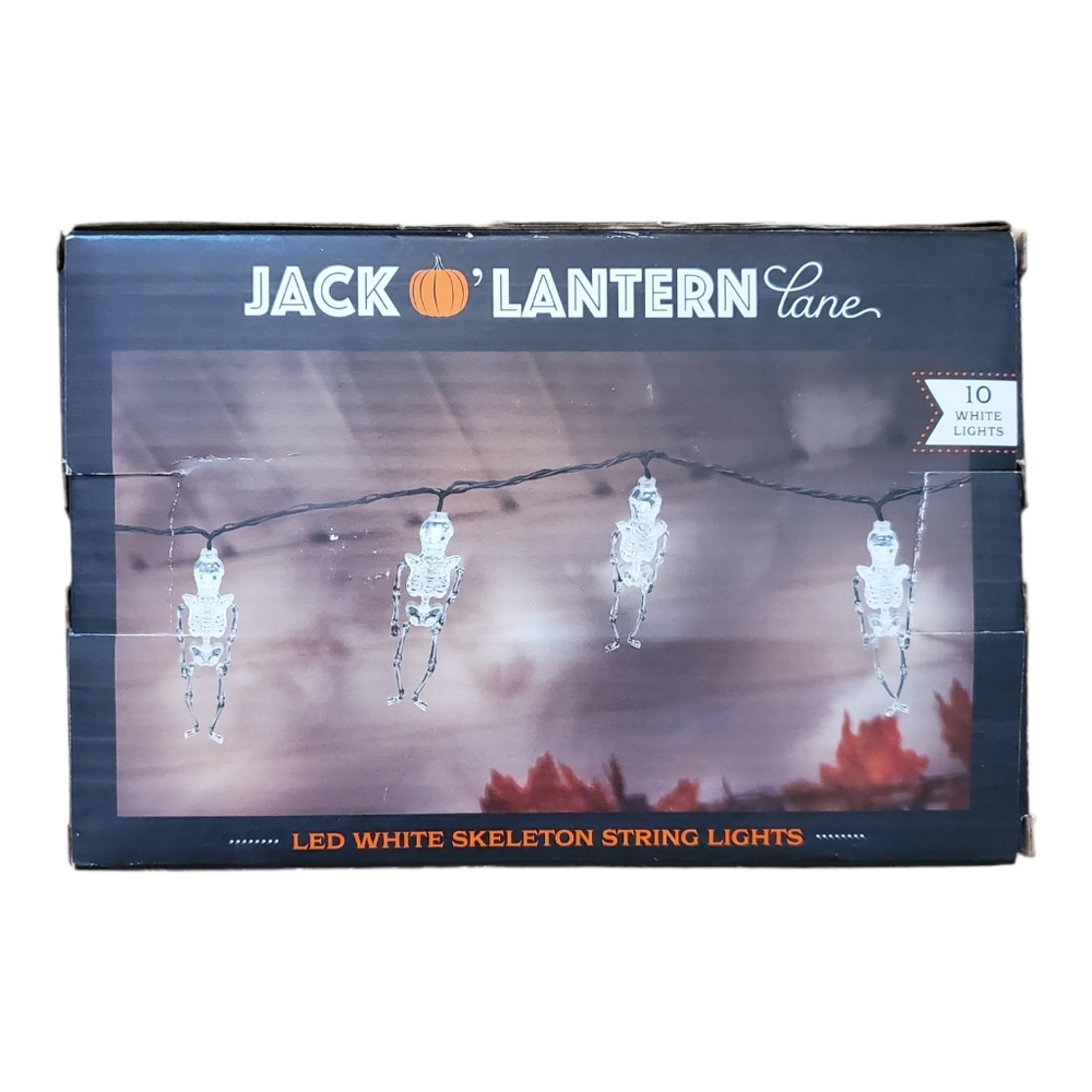 New Goth LED‎ White Skelton String Lights (10)